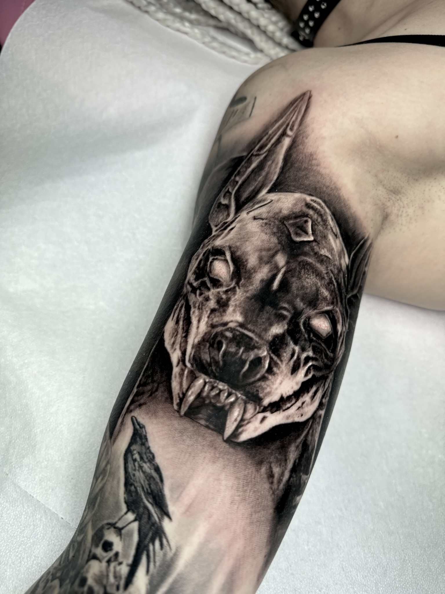 Black & gray realism — lavoro 14, Carlitos Junior Ink Roma